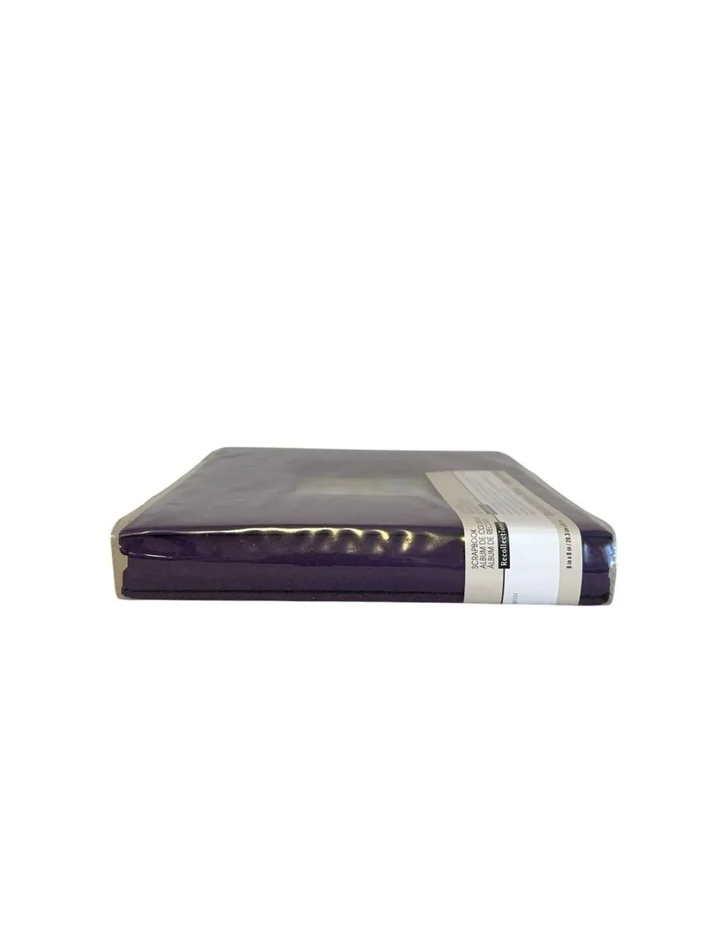 Recollections 8 x 8 Scrapbook Album Post Bound Photo Safe Purple New